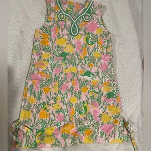 GUC Lily Pulitzer Girls Classic Dress Fish Reef Design Size 7
